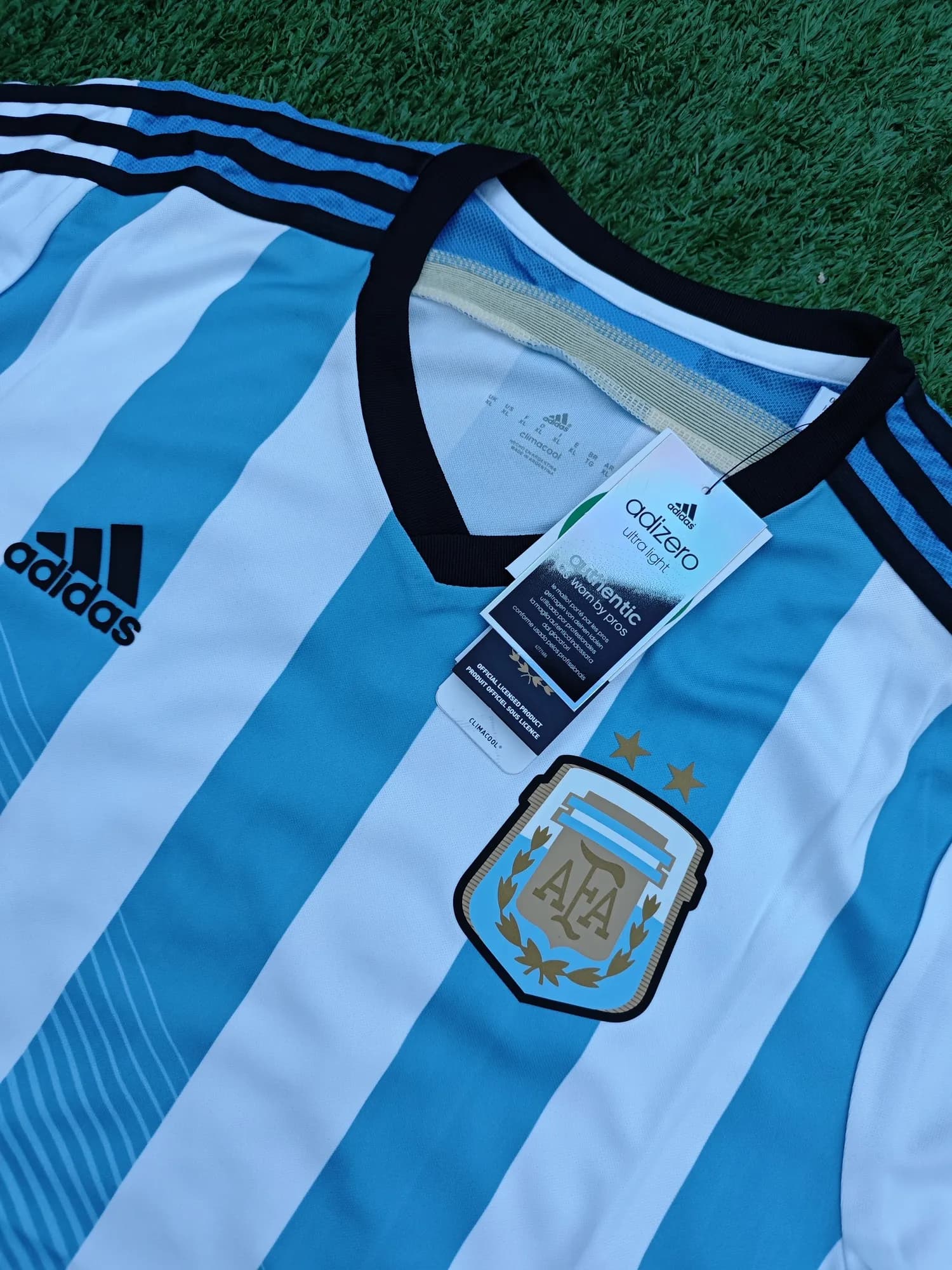 Camiseta de Argentina titular 2014, vista 2